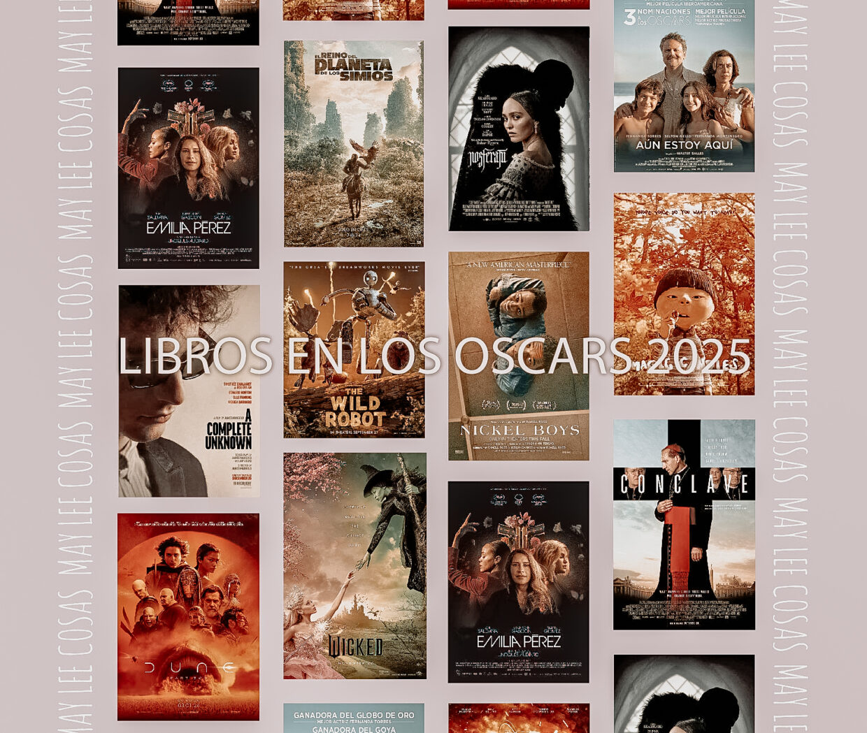 Libros en los Oscars 2025